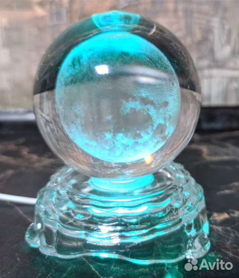 Светильник 3D ночник Хрустальные шары LED RGB NEW