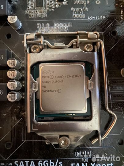 Комплект (материнка, проц, память)