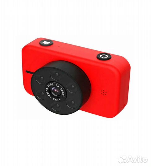Детский фотоаппарат HRS X17 с селфи камерой, красн
