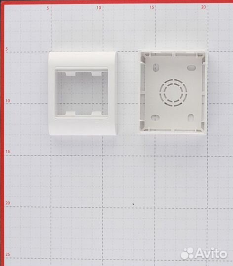 Коробка монтажная для кабель-канала Viva 10033 бел