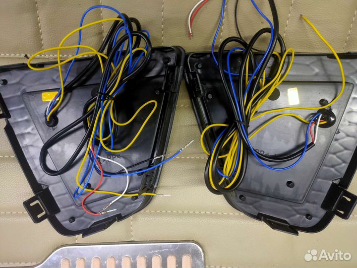 Фонари заднего бампера fit 13-17г