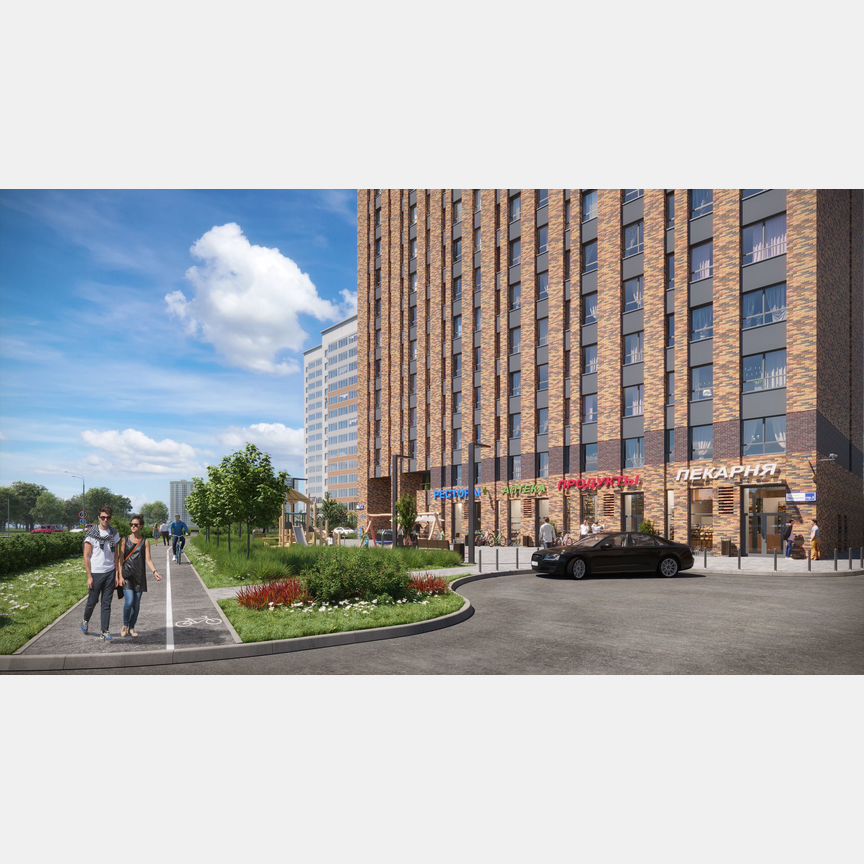 Апартаменты-студия, 25,8 м², 11/16 эт.