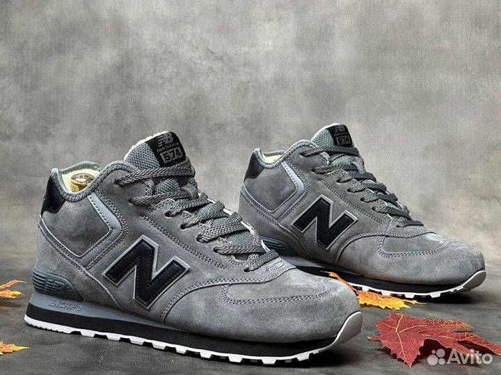 Кроссовки New Balance 574 Высокие Зимние