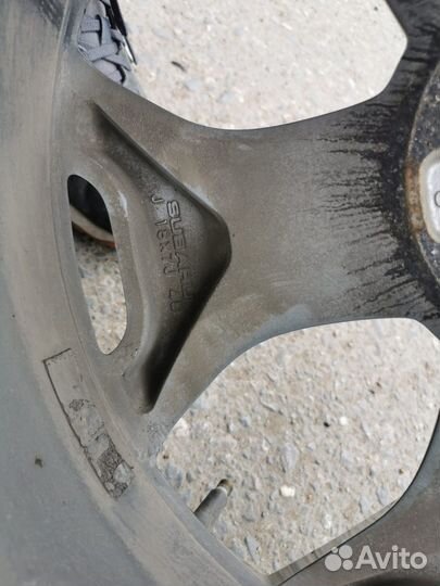 Литой диск r18 subaru