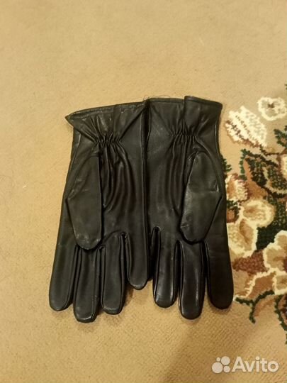 Перчатки офицерские кожаные, уставные