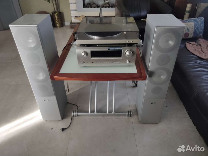 Denon DP-300F, Denon avr-1509, Canton GLE 407