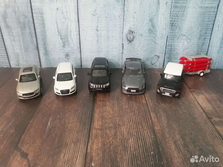 Машинки металлические Kinsmart, RMZ, MSZ