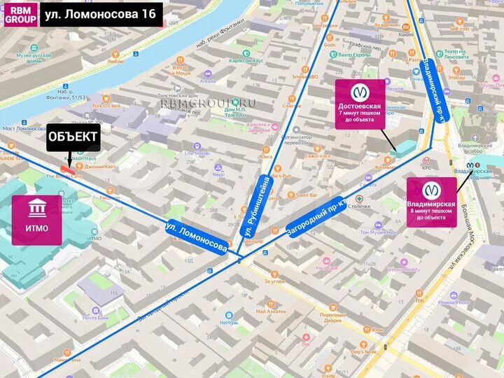 Продажа помещения с арендатором на ул. Ломоносова