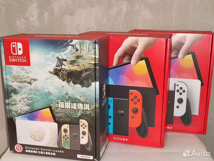 Новый прошитый Nintendo switch oled