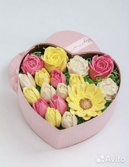 Букет из шоколадных цветов