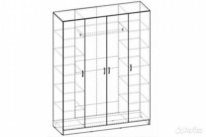 Шкаф распашной 