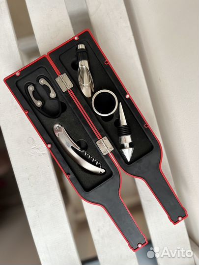 Винный набор и деревянный ящик