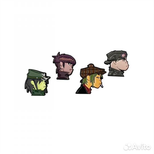 Little Pins Gorillaz - Demon Days Pin Set