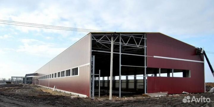 Строительство навесов, складов, ангаров под ключ