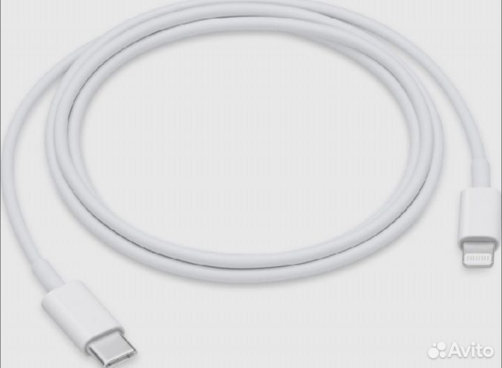 Кабель Apple USB-C to Lightning Cable 1 м, белый