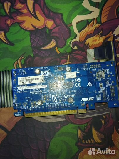 Видеокарта asus GeForce GT 710 1gb