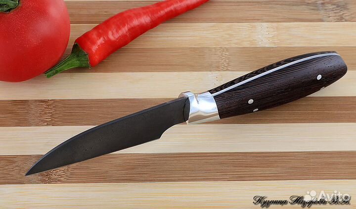 Кухонный нож Шеф № 1 овощной сталь Х12мф