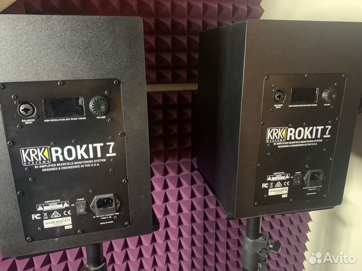 Мониторы KRK Rokit 7 студийные для сведения