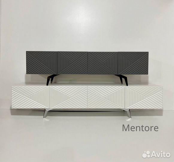 Тумба тв Bravo в цвете графит (конструктор)