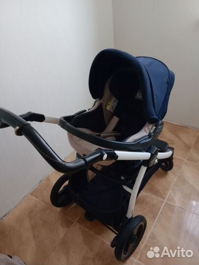 Коляска peg perego 3 в 1 Culla Auto с ремнями