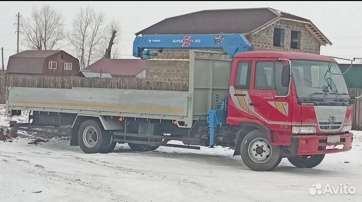 Бортовой грузовик Nissan Diesel с КМУ Tadano, 2003