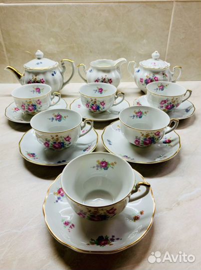 Сервиз чайный Польша Cmielow старинный