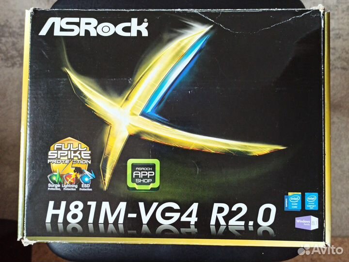 Материнская плата с процессором