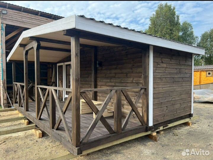 Мобильная баня 6х4.5