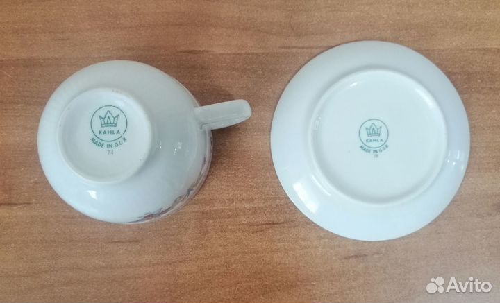 Сервиз чайный Kahla GDR ГДР с павлинами