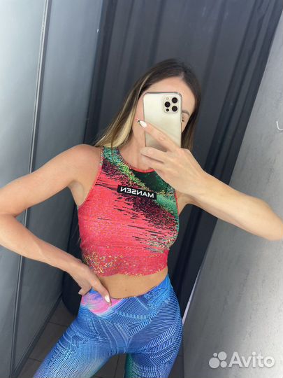 Леггинсы и топ для фитнеса и спорта