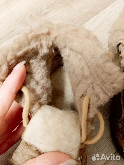 Ботинки на овчине