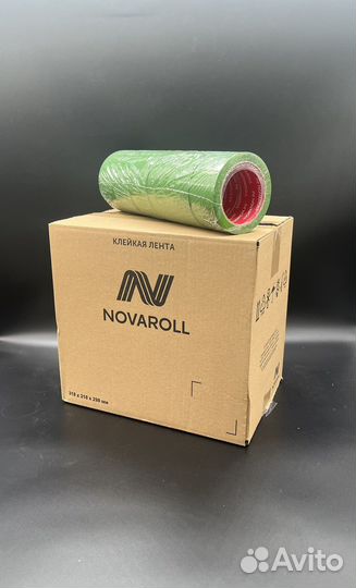 Скотч NovaRoll цветной (зеленый) 1кор/36шт