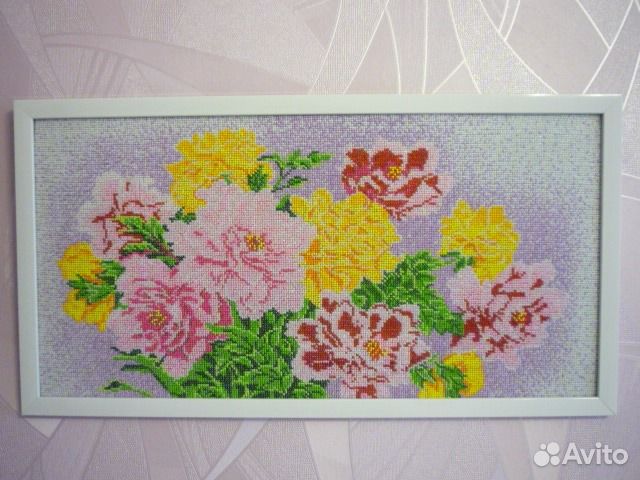 Картина, вышитая бисером 