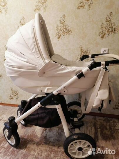 Коляска 2 в 1 adamex экокожа