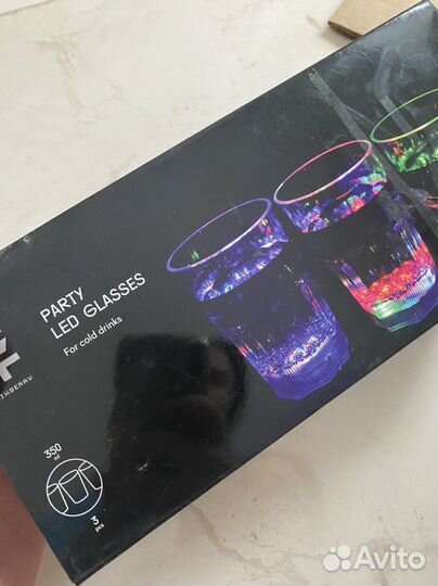 Бокалы светящиеся