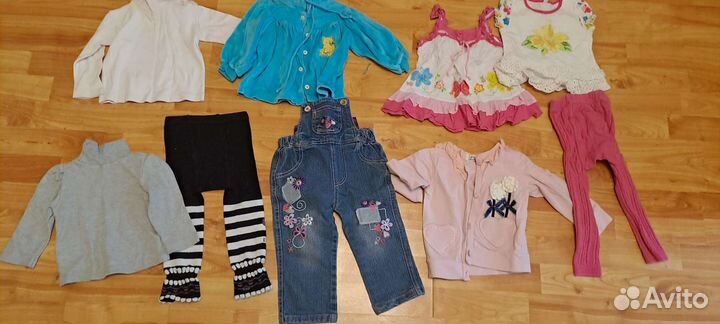 Вещи пакетом на девочку от рождения до 1.5 года