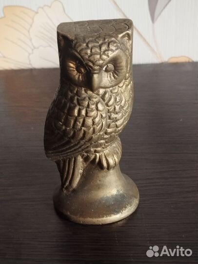 Статуэтка сова бронза