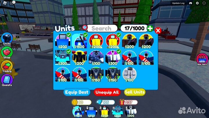 Продам юнитов в ттд