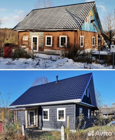 Ремонт дачных деревянных домов