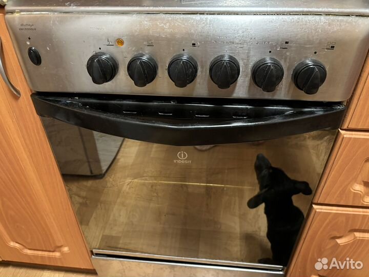 Плита газовая с электроподжигом Indesit