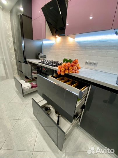 Прямая кухня на заказ. Фабрика