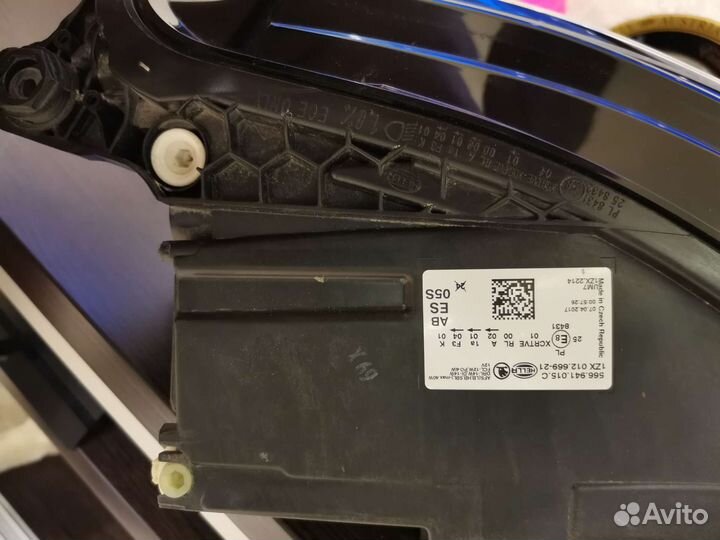 Фара левая skoda kodiaq