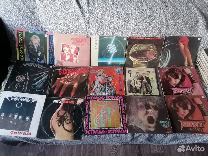 Виниловые пластинки, Битлз, метал, рок