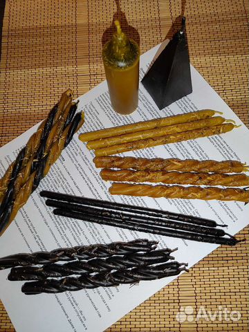 Магический набор,восковые свечи Чистка от негатива