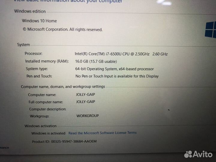 Ноутбук Dell P58F сенсорный дисплей core i7 (13016