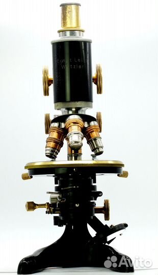 Микроскоп Leica Leitz начала 20 в. с апохроматами
