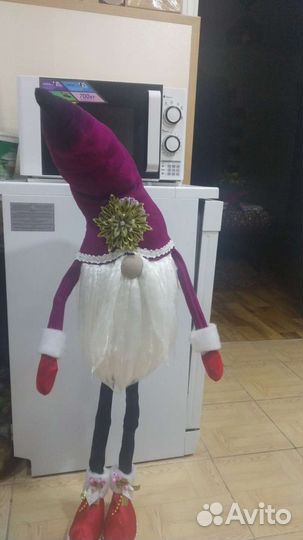 Супер подарок.скандинавский гном 1м в высоту