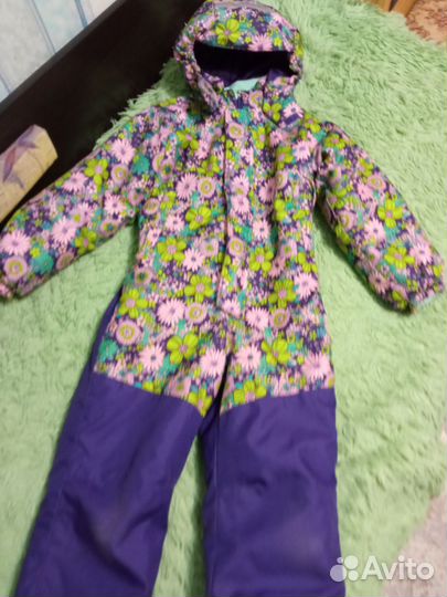 Зимний комбинезон для девочки 116 122