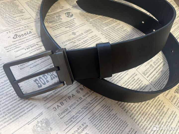 Мужской кожаный ремень ручной работы