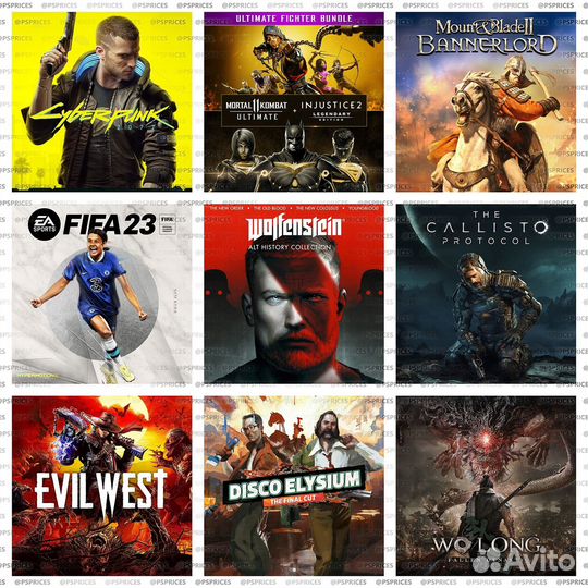 Подписка PS Plus 800 Игр PS4 / PS5 / EA Play